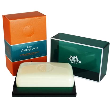 hermes soap orange verte|Hermes bath soap.